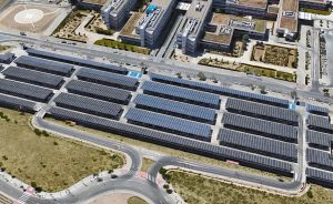 Parking fotovoltaico Hospital Madrid